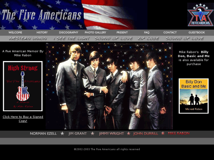 www.thefiveamericans.com