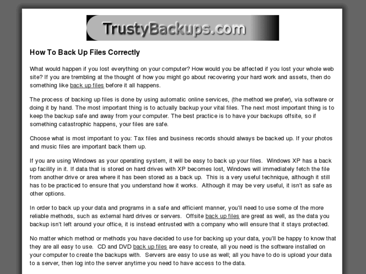 www.trustybackups.com