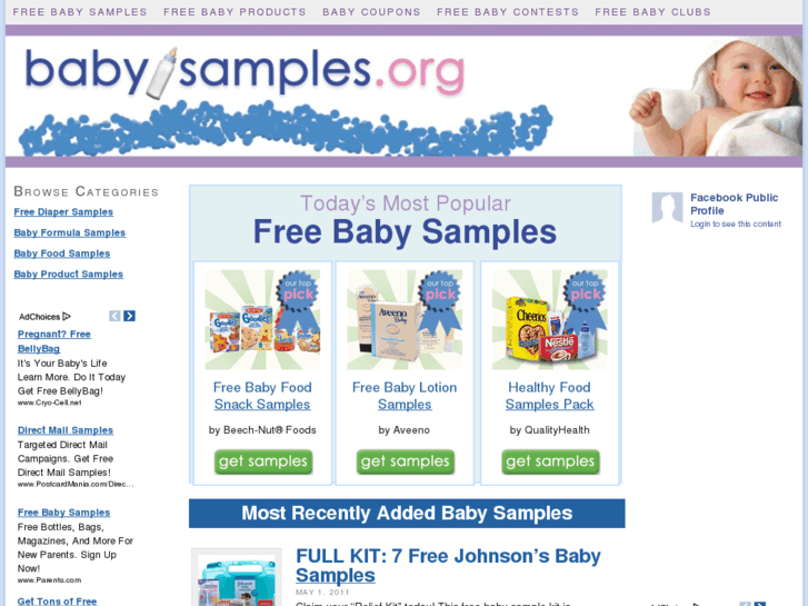 www.baby-samples.org