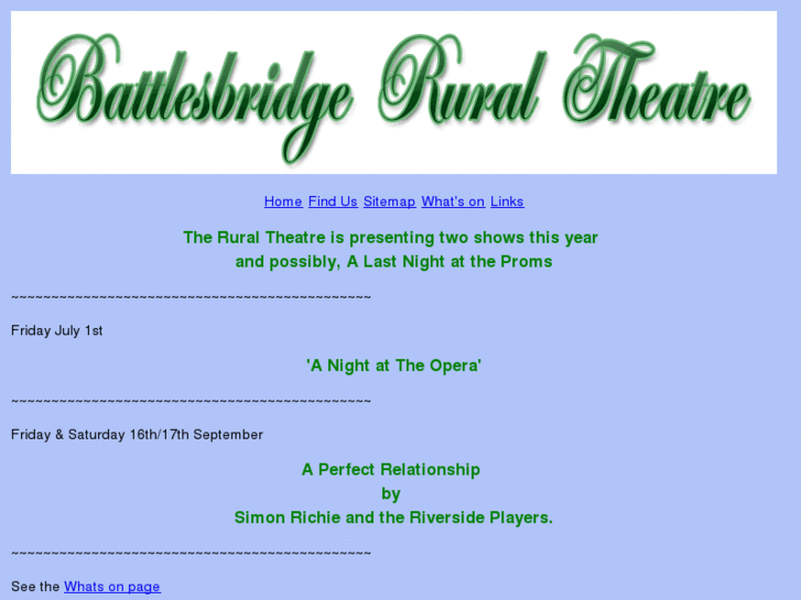 www.battlesbridge-rural-theatre.co.uk