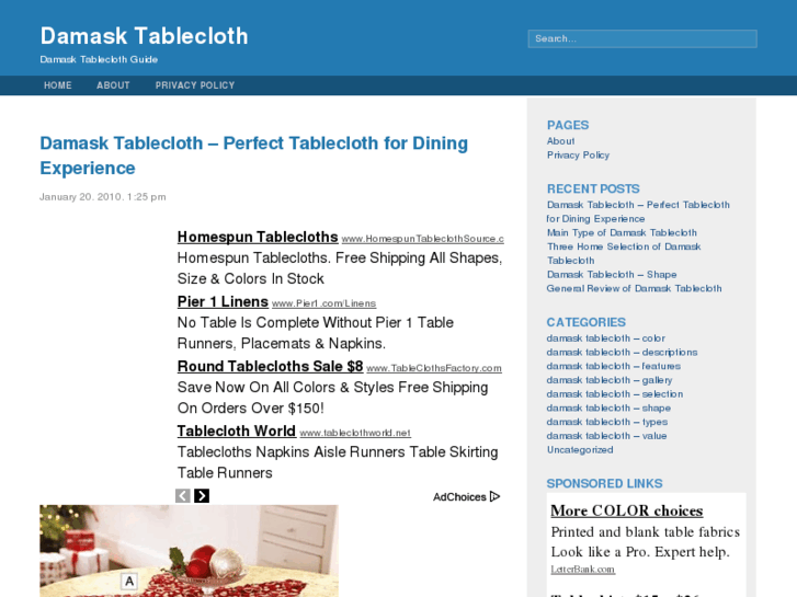 www.damasktablecloth.org