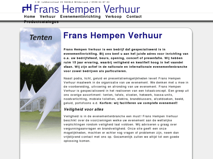 www.franshempenverhuur.nl