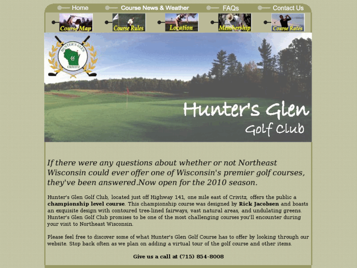 www.golfhuntersglen.com