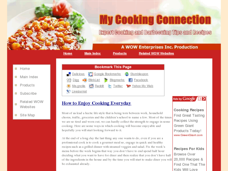 www.mycookingconnection.com