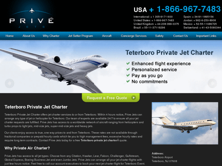 www.teterboroprivatejetcharter.com