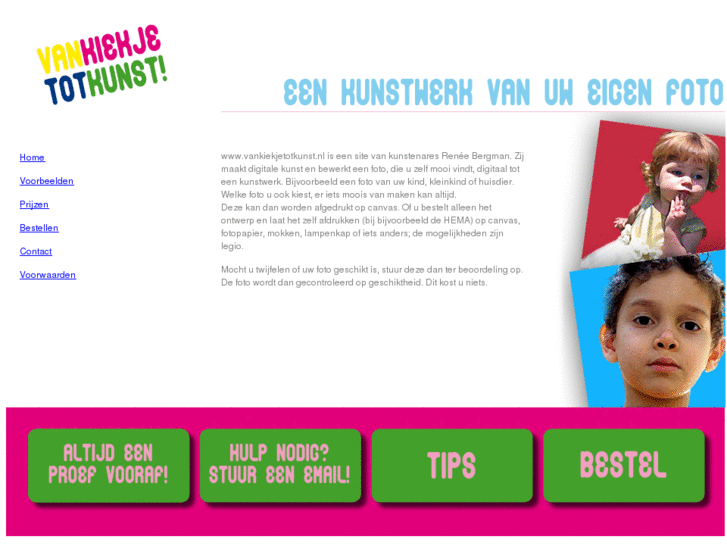 www.vankiekjetotkunst.nl