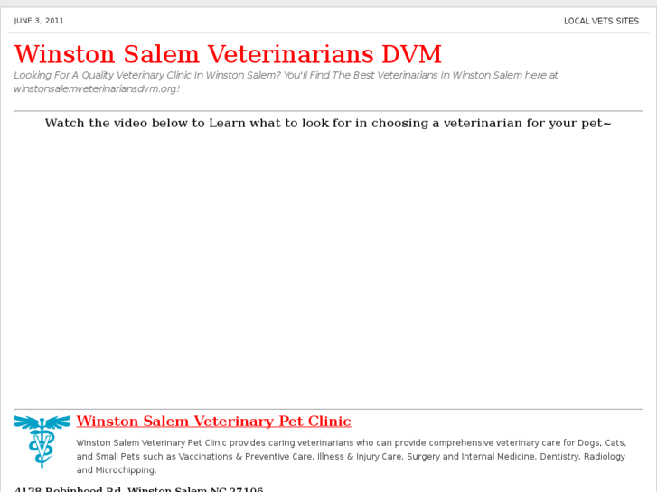 www.winstonsalemveterinariansdvm.org