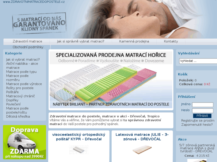 www.zdravotni-matrace-do-postele.cz