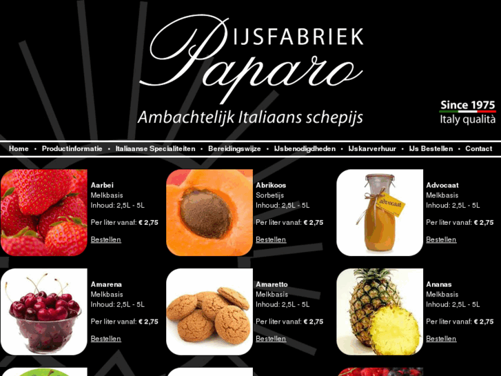 www.ijsfabriekpaparo.nl