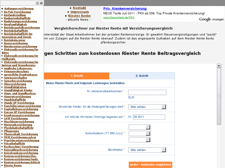 www.riesterrentevergleichrechner.com