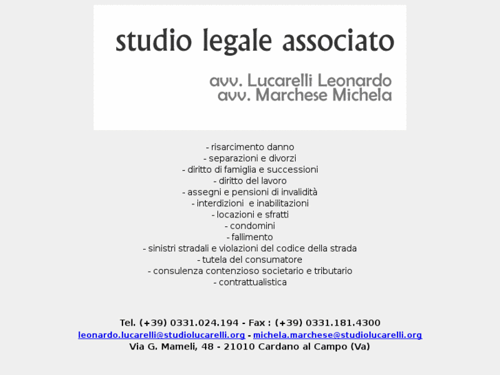 www.studiolucarelli.org