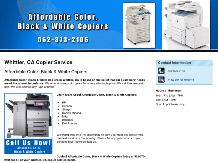 www.affordablecolorbwcopiers.com