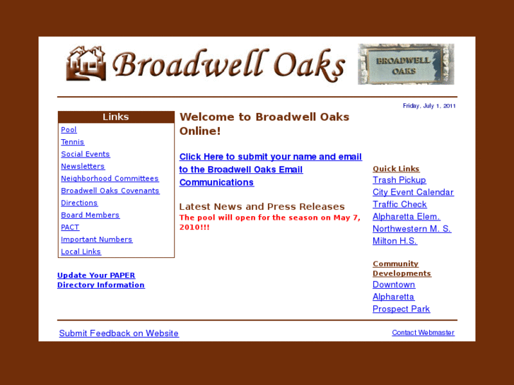 www.broadwelloaks.com