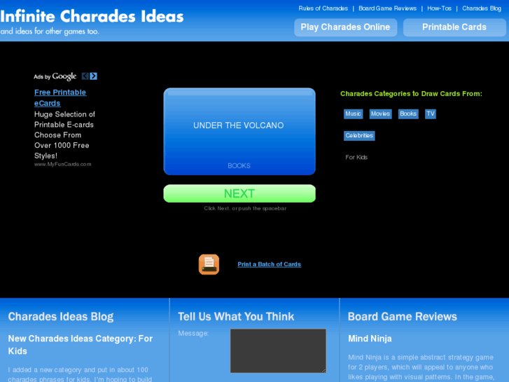 www.charades-ideas.com