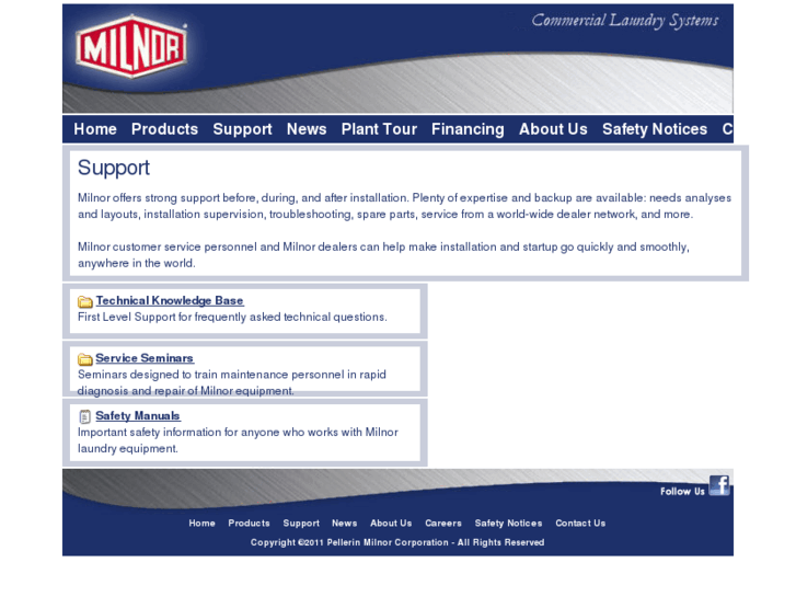 www.milnorservice.com