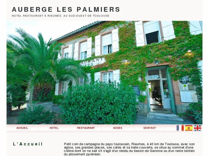 www.auberge-lespalmiers.com