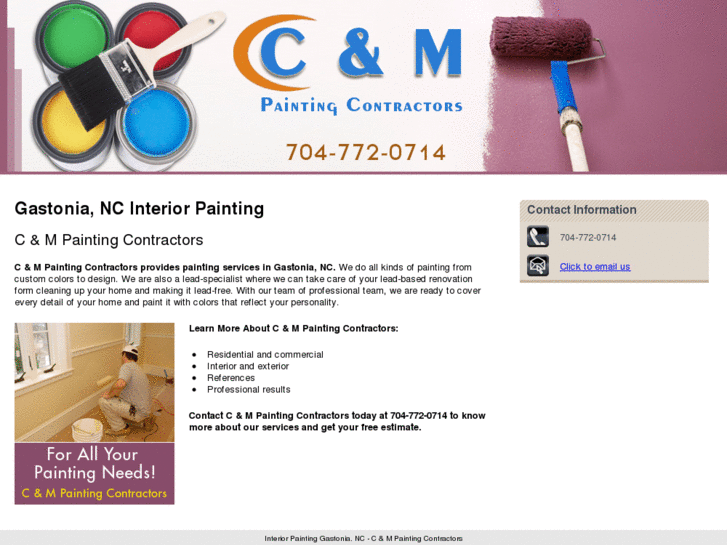 www.candmpaintingnc.com