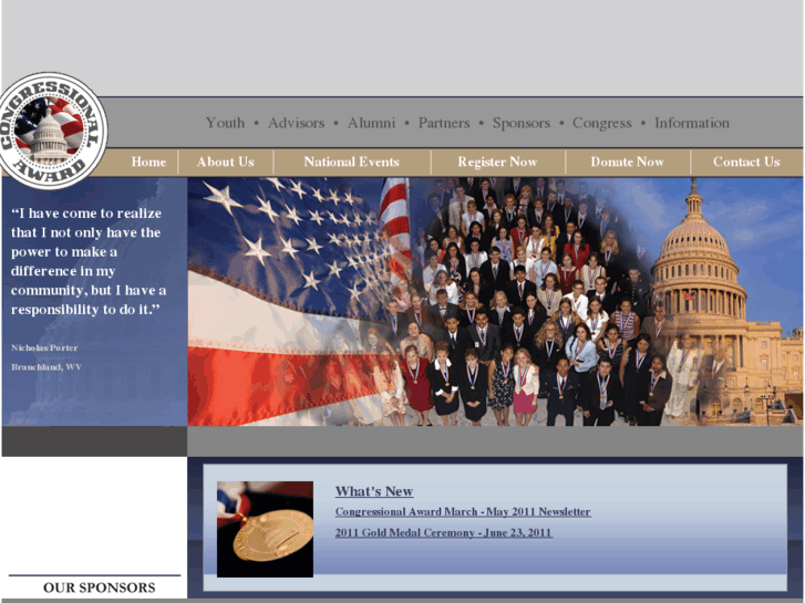 www.congressionalaward.org