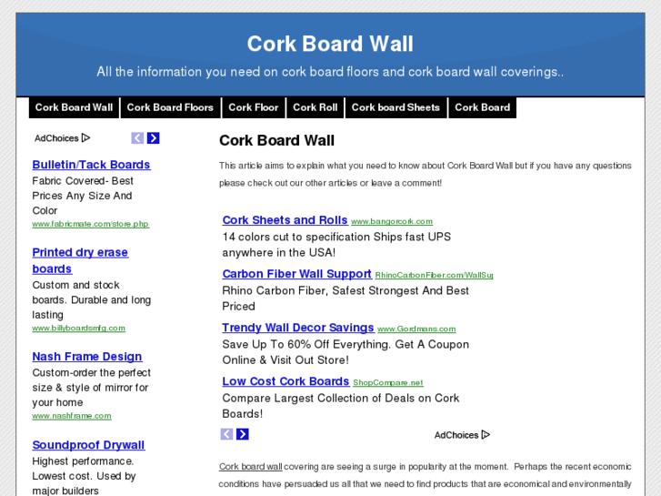 www.corkboardwall.com