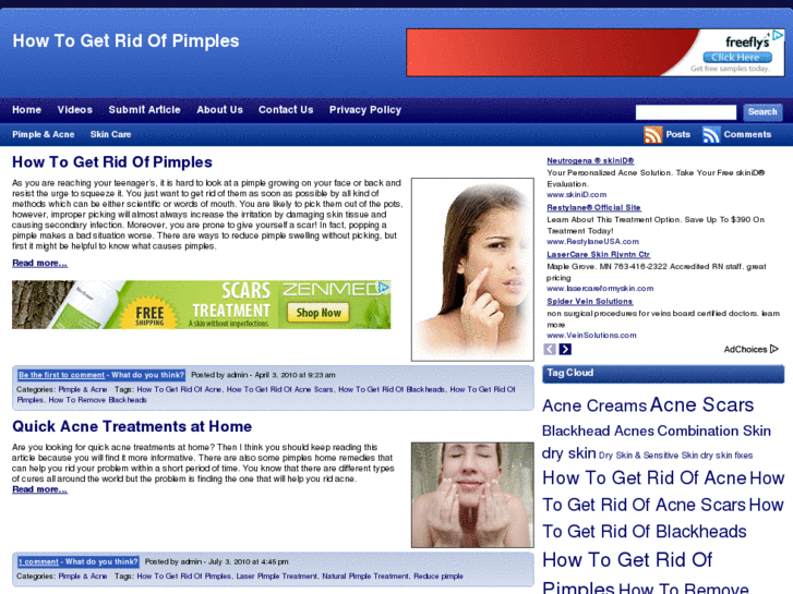 www.howtogetridofpimples.us