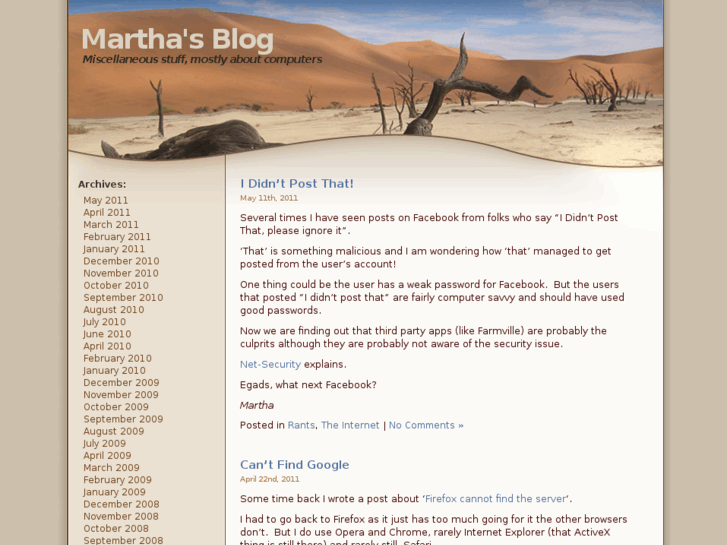 www.marthas-blog.com