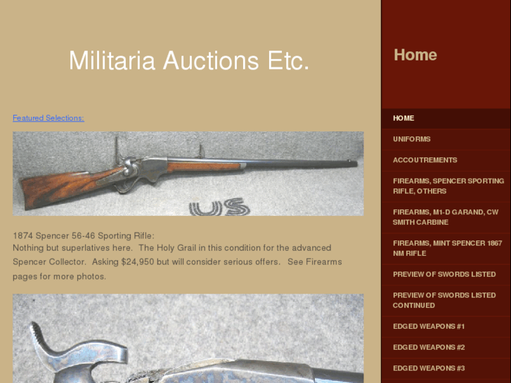 www.militariaauctionsetc.com