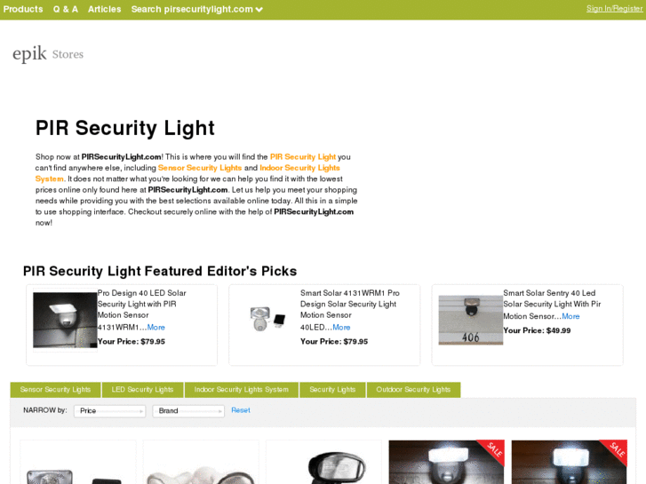 www.pirsecuritylight.com