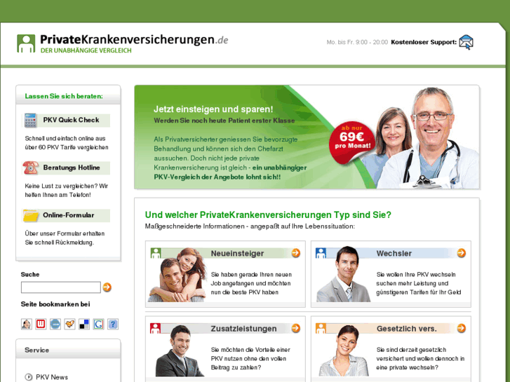 www.privatekrankenversicherungen.de