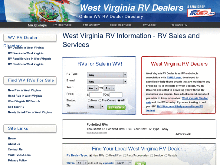 www.rvdealersinwestvirginia.com