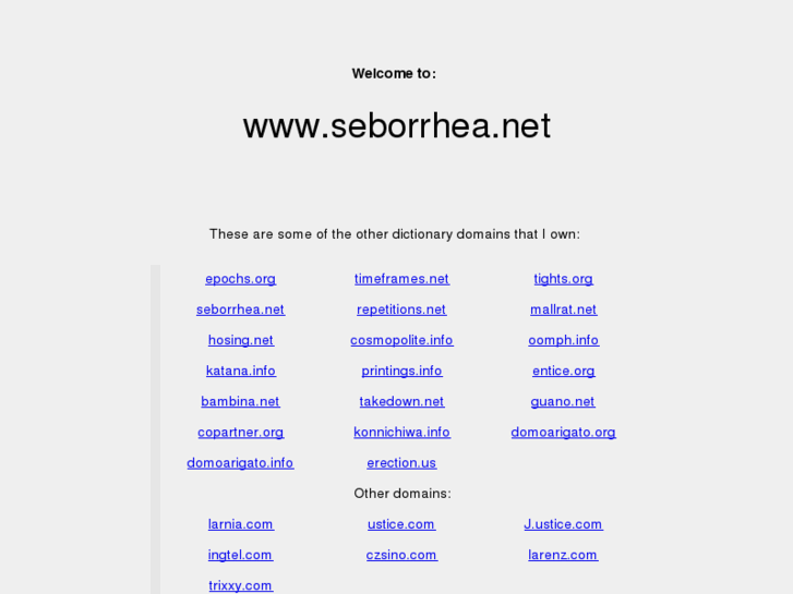 www.seborrhea.net