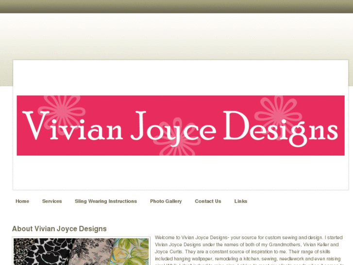 www.vivianjoycedesigns.com