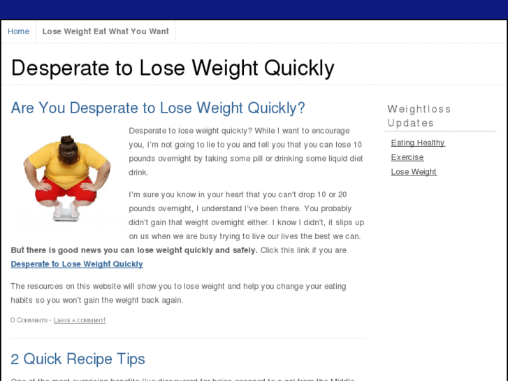www.desperatetoloseweightquickly.net