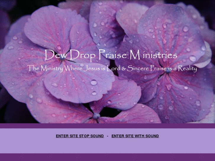 www.dewdroppraiseministries.org