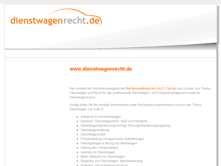 www.dienstwagenrecht.info