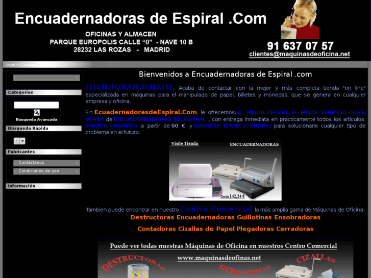 www.encuadernadorasdeespiral.com