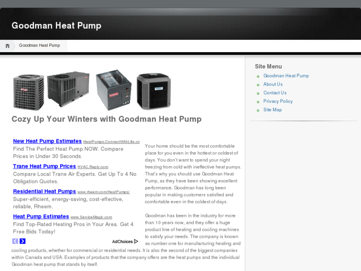 www.goodman-heatpump.net