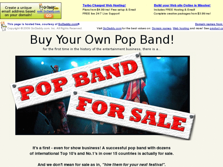 www.popbandforsale.com