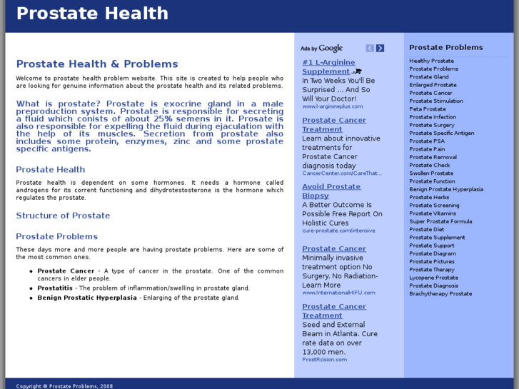 www.prostatehealthproblem.com