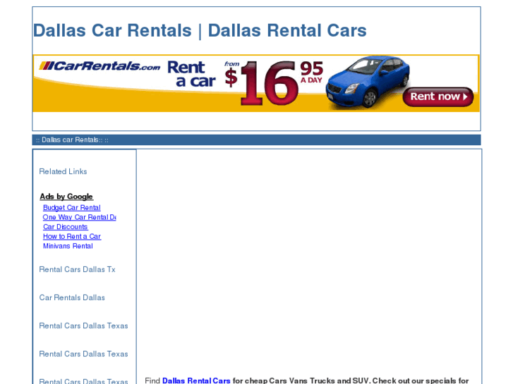 www.dallascarrental.biz