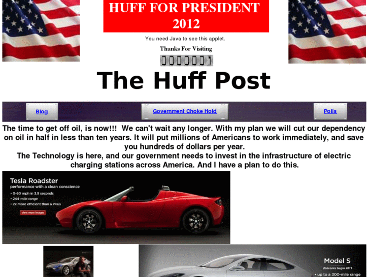 www.huff4president.org