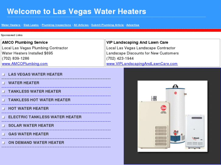 www.lasvegaswaterheaters.net