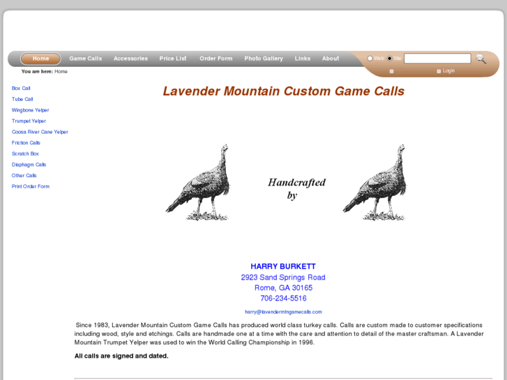 www.lavendermtngamecalls.com