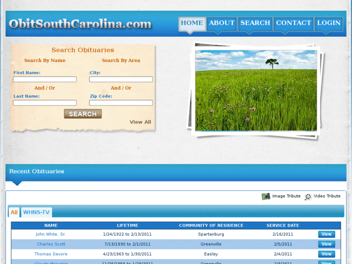 www.obitsouthcarolina.com