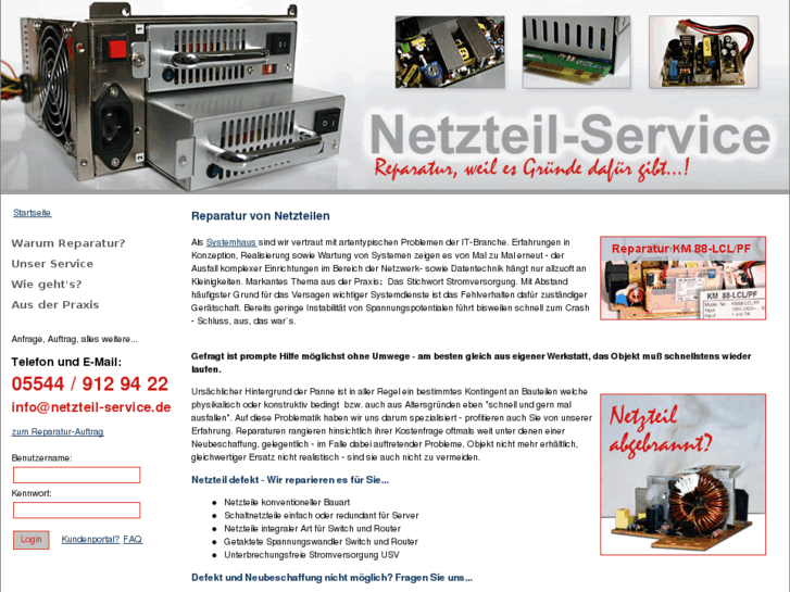 www.servernetzteil-reparatur.com