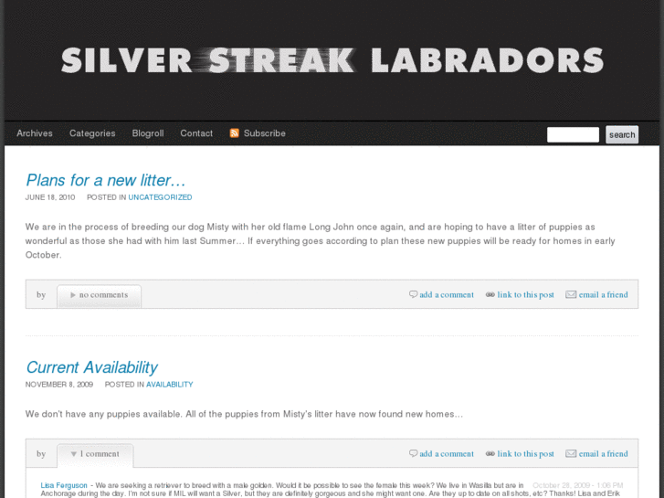 www.silverstreaklabradors.com