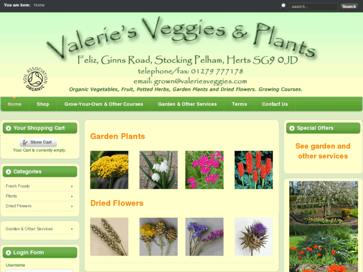 www.valeriesveggies.com