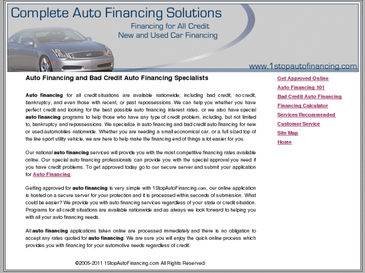 www.1stopautofinancing.com