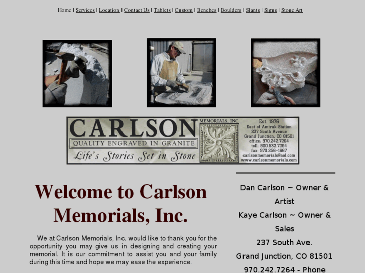 www.carlsonmemorials.com