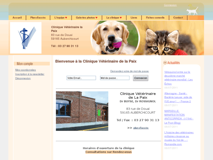 www.cliniqueveterinairelapaix.com