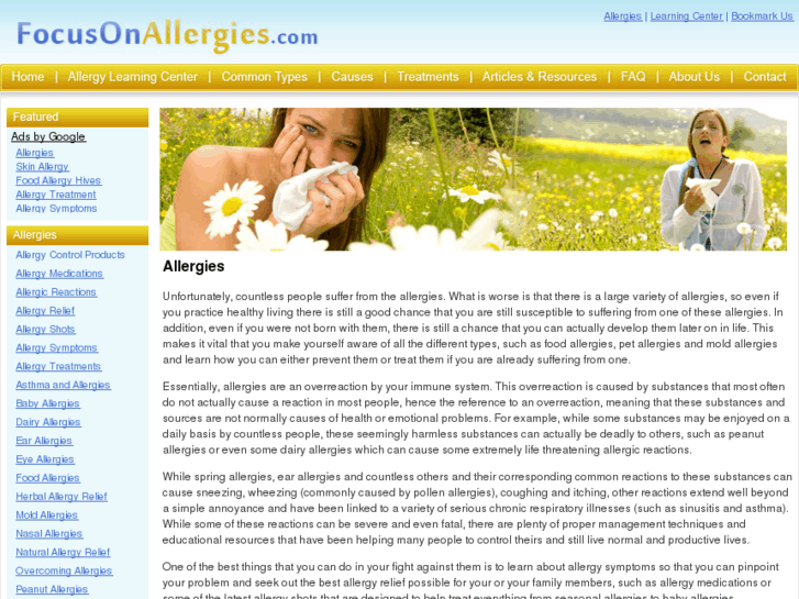 www.focusonallergies.com